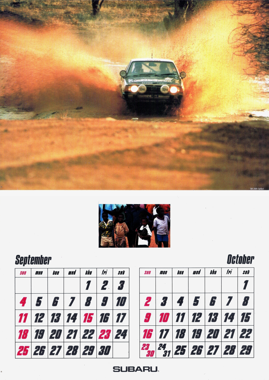 a57Ns 1983 SUBARU IN SAFARI RALLY J_[(8)